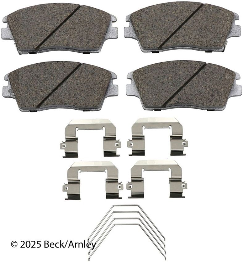 BECK/ARNLEY 085-7051 PREM ASM PADS W HDWR