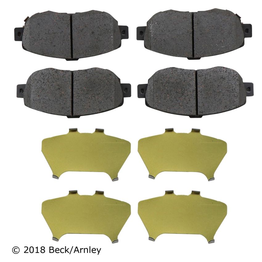 BECK/ARNLEY 089-1506 PREMIUM BRAKE PADS