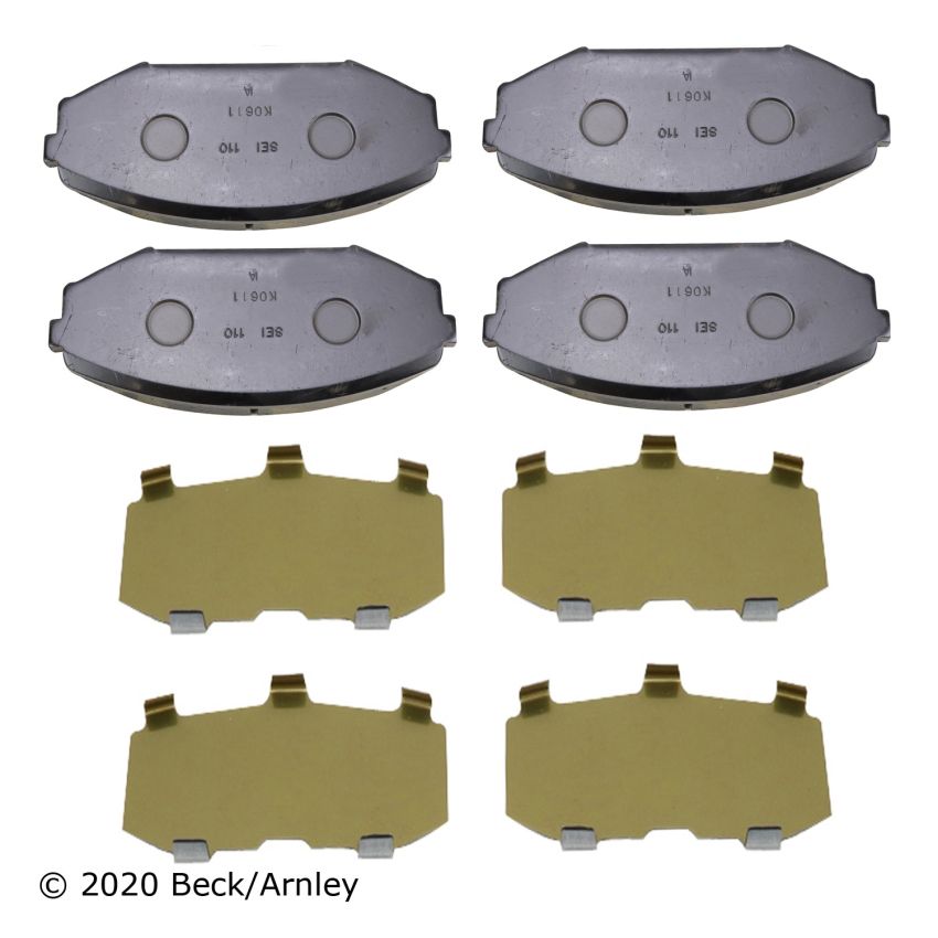 BECK/ARNLEY 089-1605 PREMIUM BRAKE PADS