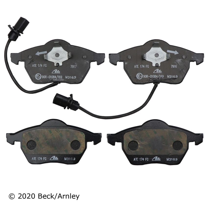 BECK/ARNLEY 089-1608 PREMIUM BRAKE PADS