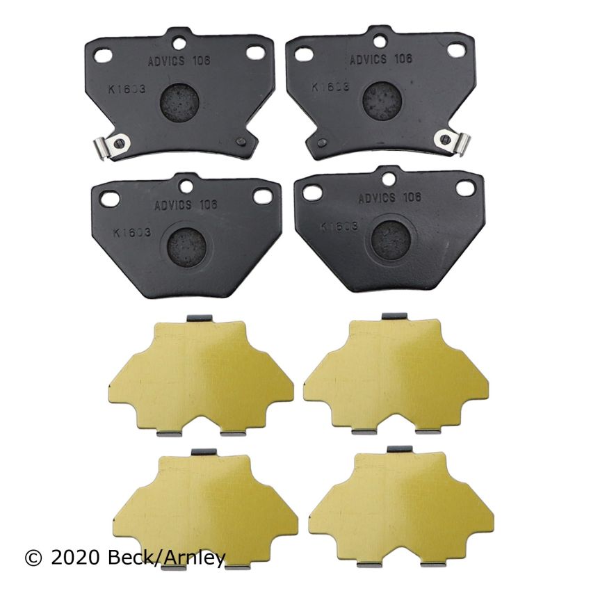 BECK/ARNLEY 089-1636 PREMIUM BRAKE PADS