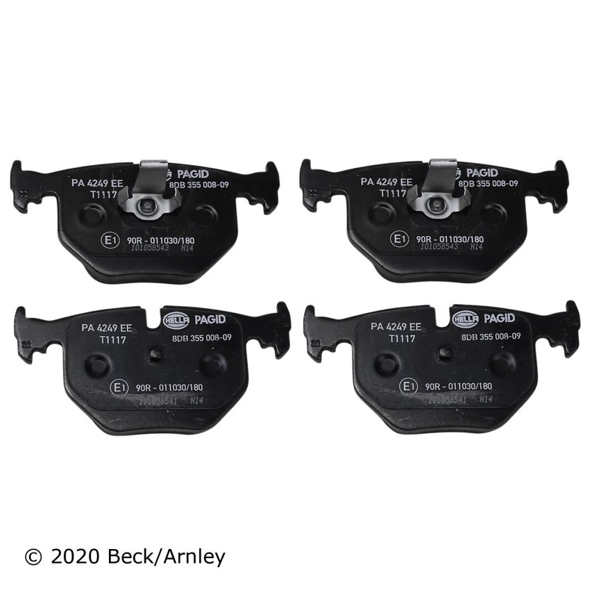 BECK/ARNLEY 089-1651 PREMIUM BRAKE PADS