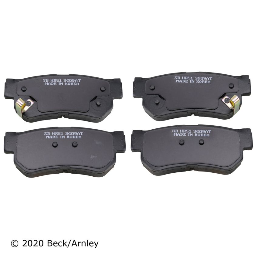 BECK/ARNLEY 089-1672 PREMIUM BRAKE PADS