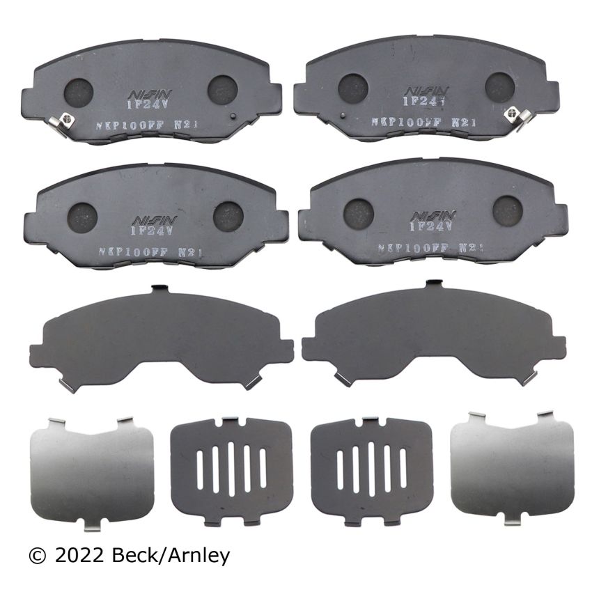 BECK/ARNLEY 089-1698 PREMIUM BRAKE PADS
