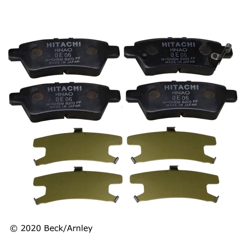 BECK/ARNLEY 089-1736 PREMIUM BRAKE PADS