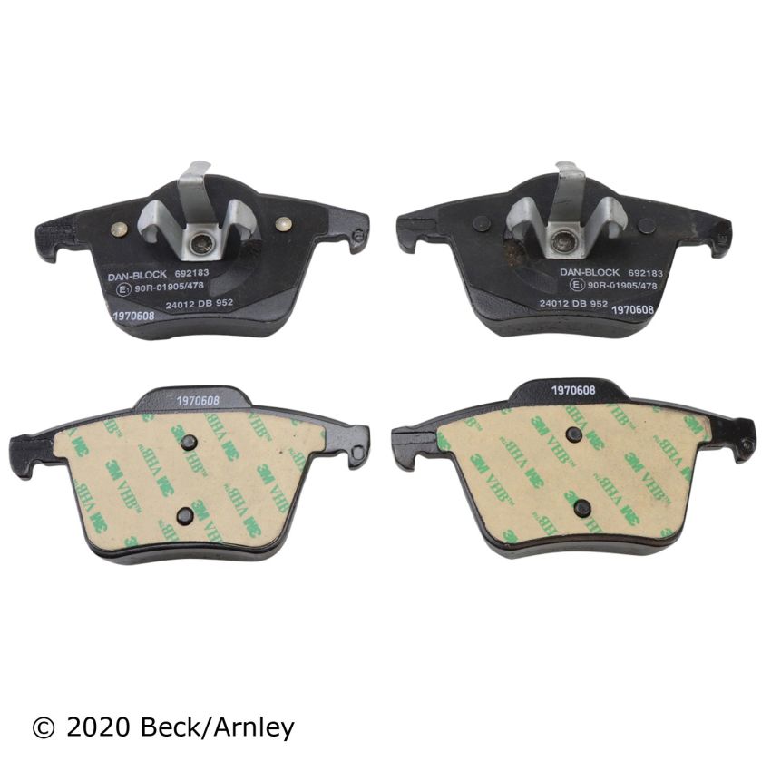 BECK/ARNLEY 089-1781 PREMIUM BRAKE PADS