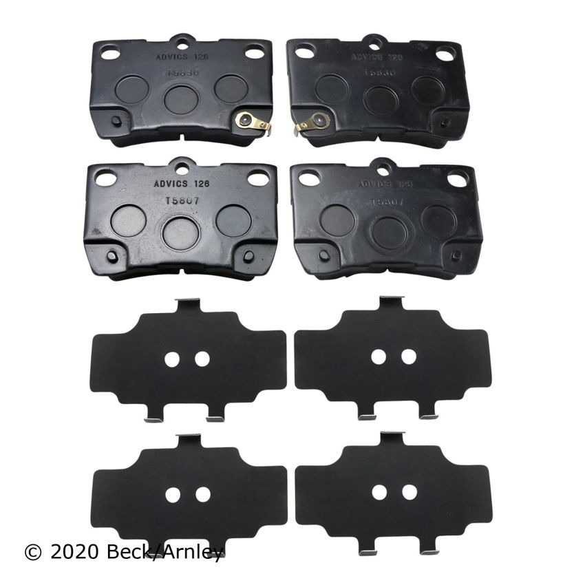 BECK/ARNLEY 089-1807 PREMIUM BRAKE PADS