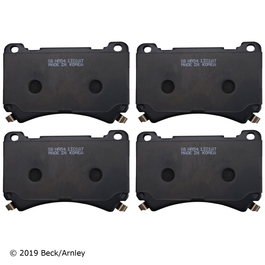 BECK/ARNLEY 089-1826 PREMIUM BRAKE PADS