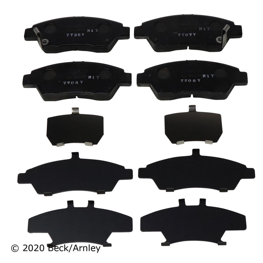 BECK/ARNLEY 089-1828 PREMIUM BRAKE PADS