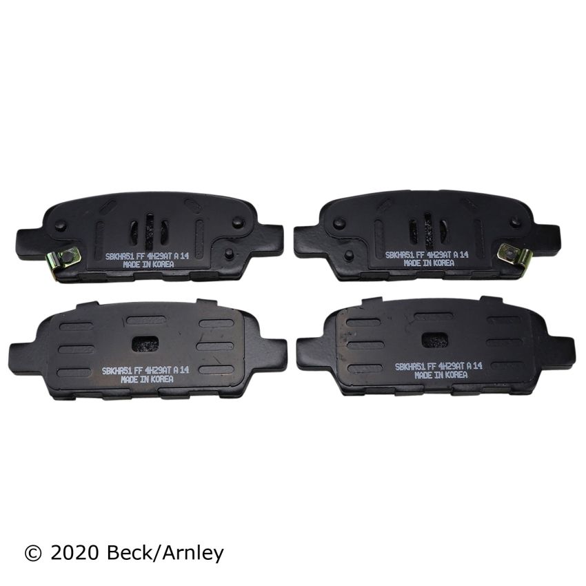 BECK/ARNLEY 089-1832 PREMIUM BRAKE PADS