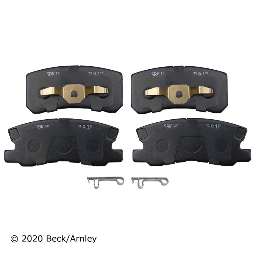 BECK/ARNLEY 089-1847 PREMIUM BRAKE PADS