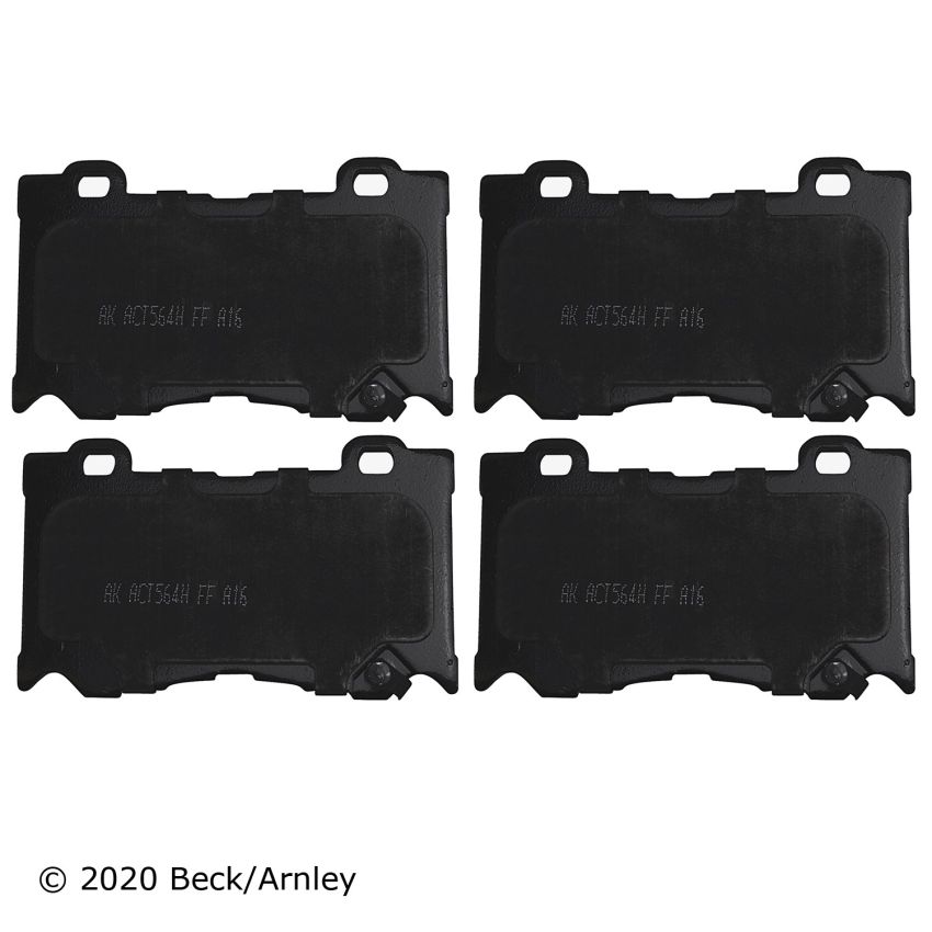 BECK/ARNLEY 089-1907 PREMIUM BRAKE PADS