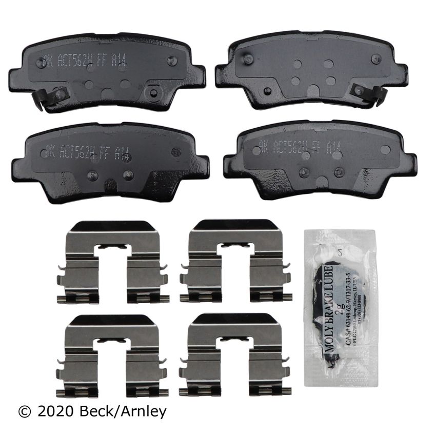 BECK/ARNLEY 089-1941 PREMIUM BRAKE PADS