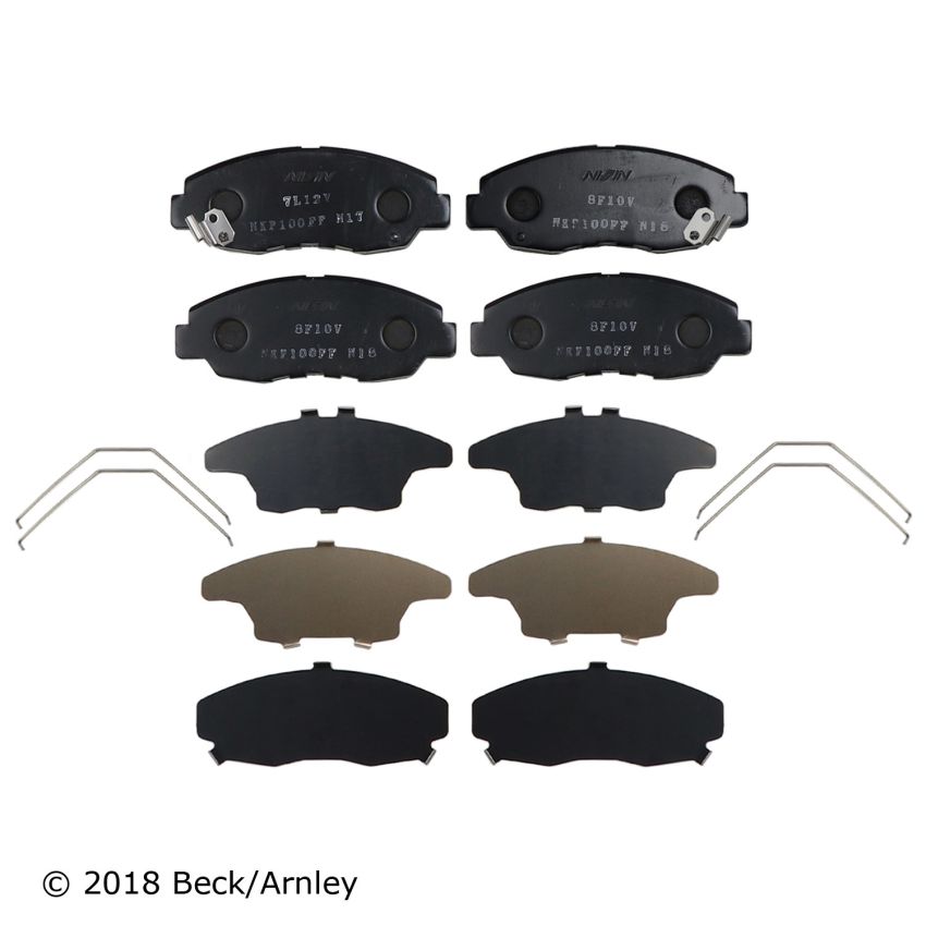 BECK/ARNLEY 089-1946 PREMIUM BRAKE PADS