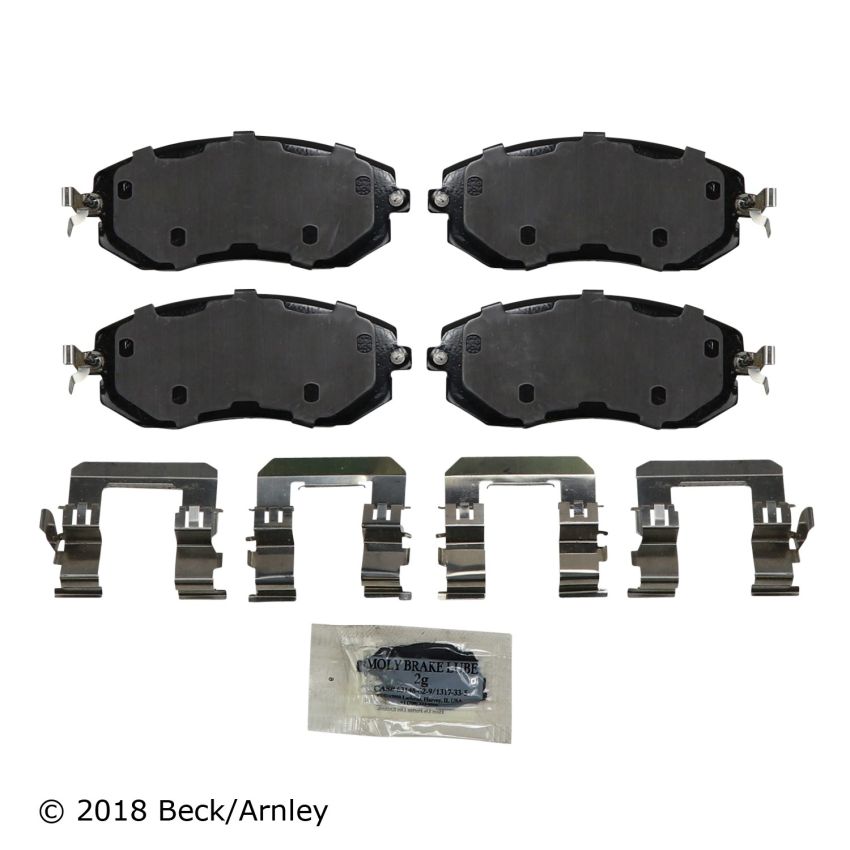 BECK/ARNLEY 089-1947 PREMIUM BRAKE PADS