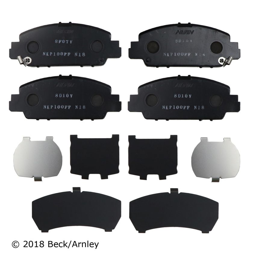BECK/ARNLEY 089-1970 PREMIUM BRAKE PADS