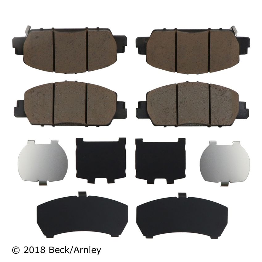 BECK/ARNLEY 089-1970 PREMIUM BRAKE PADS