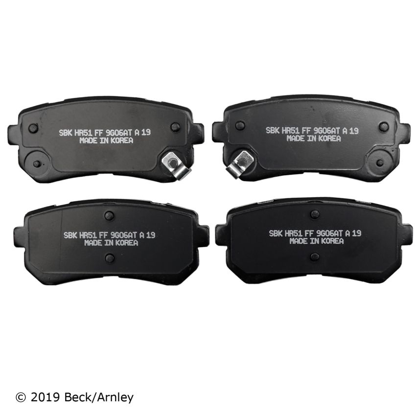 BECK/ARNLEY 089-2047 PREMIUM BRAKE PADS