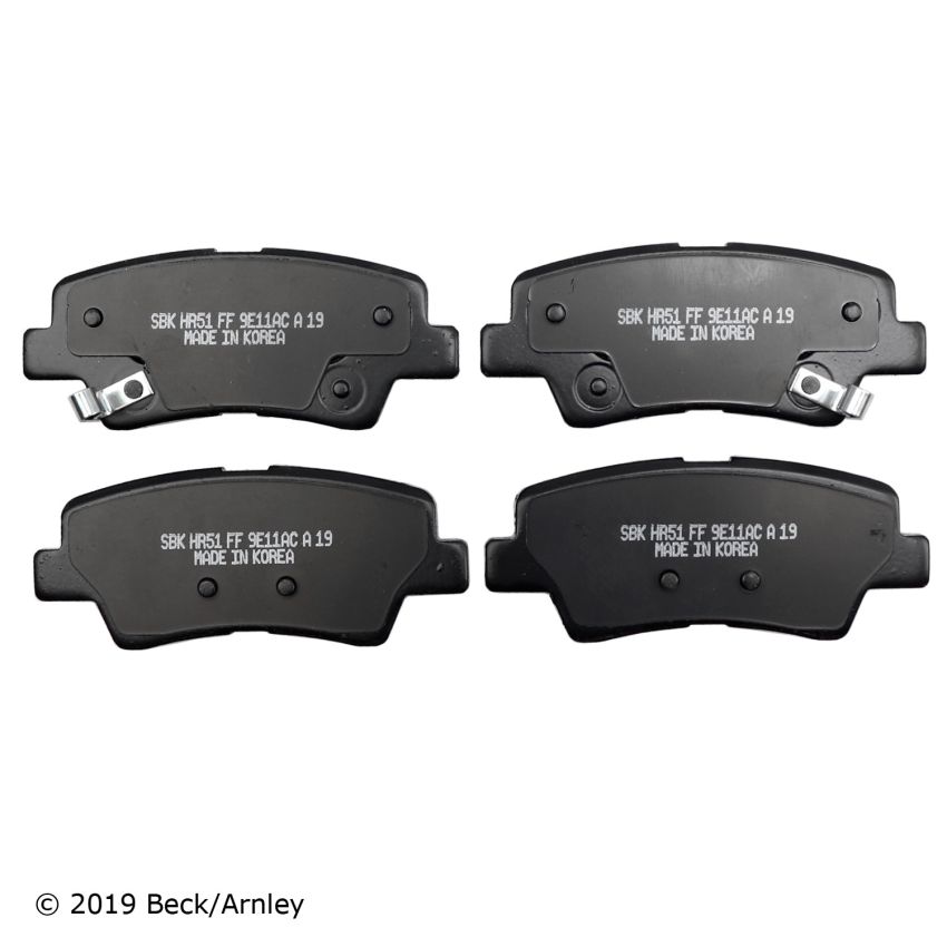 BECK/ARNLEY 089-2052 PREMIUM BRAKE PADS