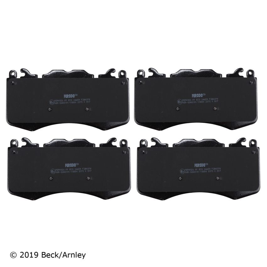 BECK/ARNLEY 089-2071 PREMIUM BRAKE PADS