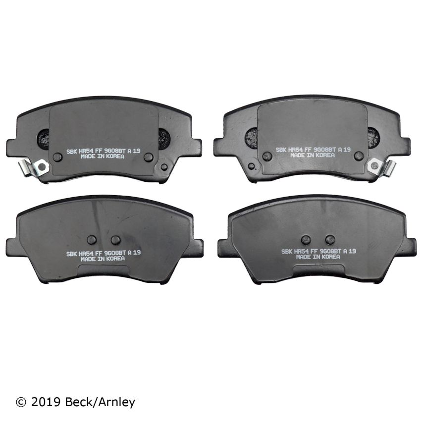 BECK/ARNLEY 089-2072 PREMIUM BRAKE PADS