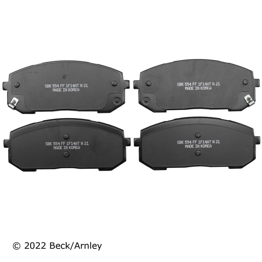 BECK/ARNLEY 089-2125 PREMIUM BRAKE PADS