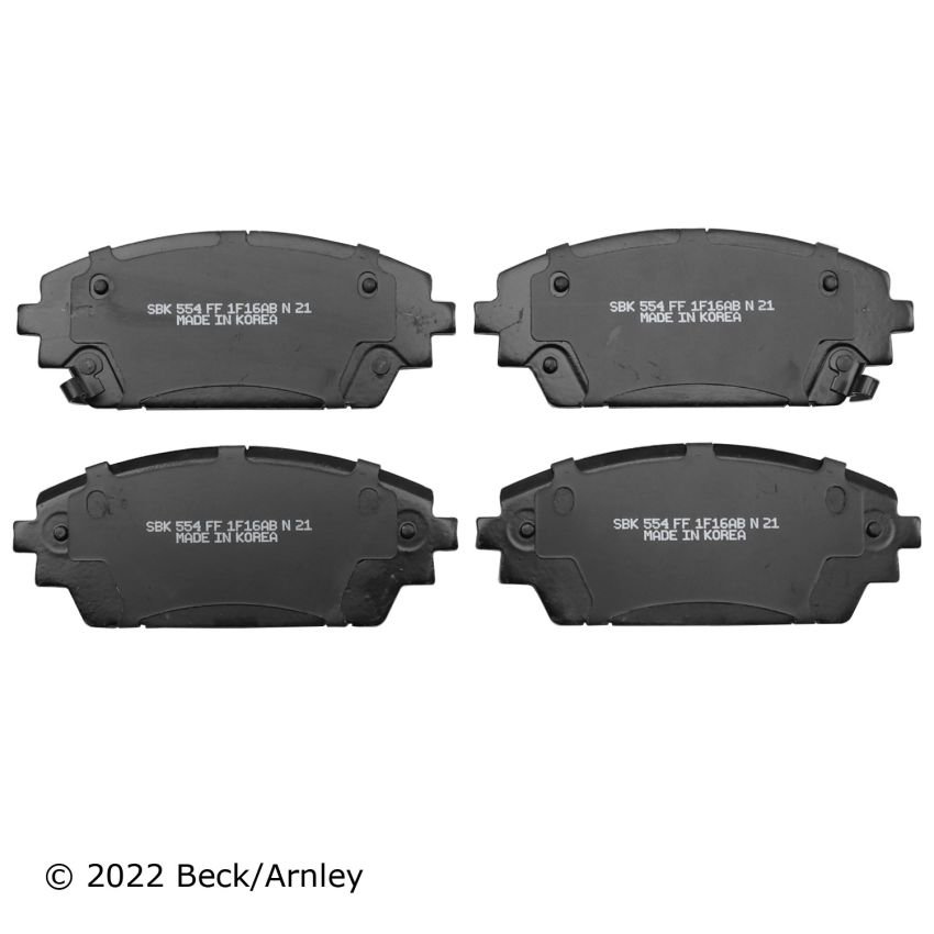 BECK/ARNLEY 089-2130 PREMIUM BRAKE PADS