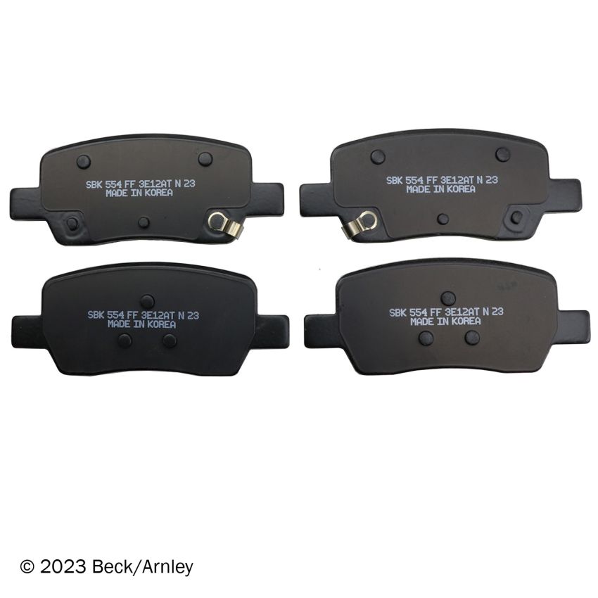 BECK/ARNLEY 089-2141 PREMIUM BRAKE PADS