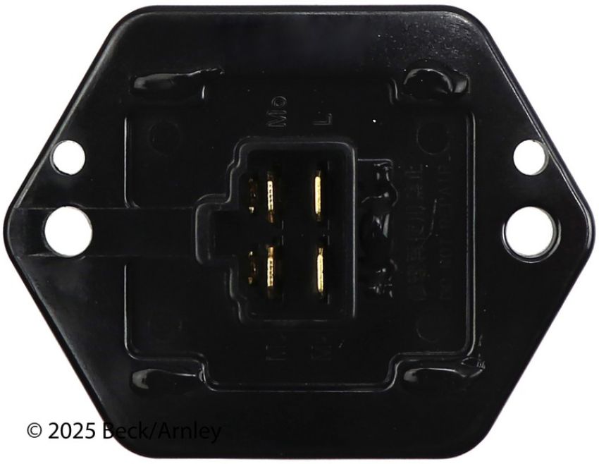 BECK/ARNLEY 204-0011 BLOWER MOTOR RESISTR