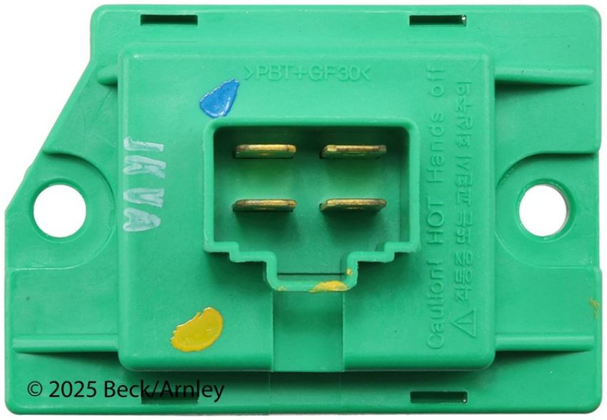 BECK/ARNLEY 204-0083 BLOWER MOTOR RESISTR