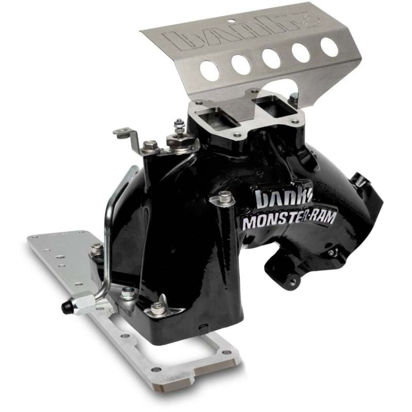 Banks Power 42797-B 2007.5-2012 Ram 6.7L Monster-Ram Intake System Gen-2 w/Fuel Line - Black w/Heater System