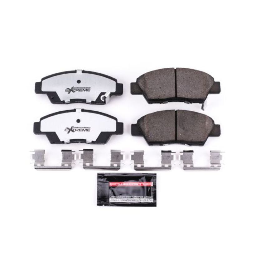 PowerStop Z26-1394 PowerStop - Z26 Performance Carbon-Fiber Ceramic Brake Pads with Hardware Kit