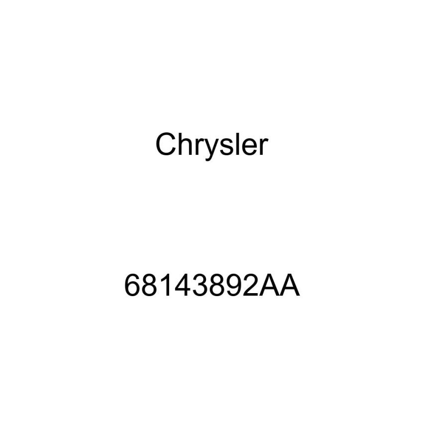 Mopar 68143892AA SEAL, Radiator