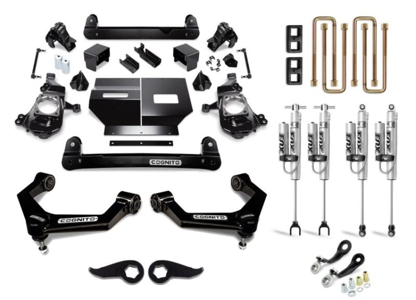 Cognito 110-P1270 20-24 Chevy/GMC Silv/Sierra 2500/3500 HD 2WD/4WD 5in Perf Lift Kit w/ Fox PSRR 2.0 Shocks