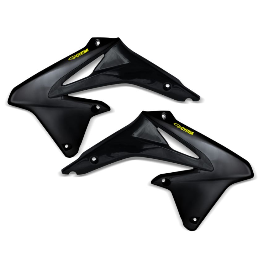 Cycra 1CYC-1869-12 08-17 Suzuki RMZ 250-450 Powerflow Radiator Shrouds - Black