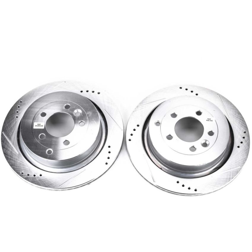 PowerStop EBR1046XPR PowerStop Evolution Performance Drilled, Slotted & Plated Brake Rotor Pair