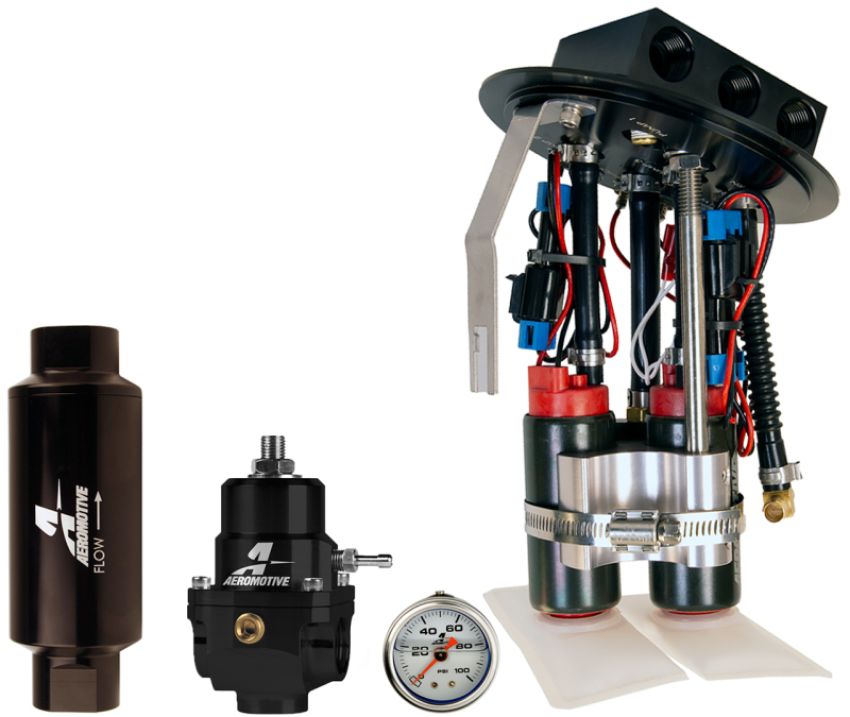 Aeromotive 17354 11-17 Ford Mustang Drop In Kit (18039/15633/13303/12341) - Dual 340lph