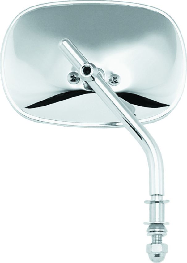 Bikers Choice 490738 65-Up Chrome Stamped Steel Mirror Replaces H-D 91869-83T