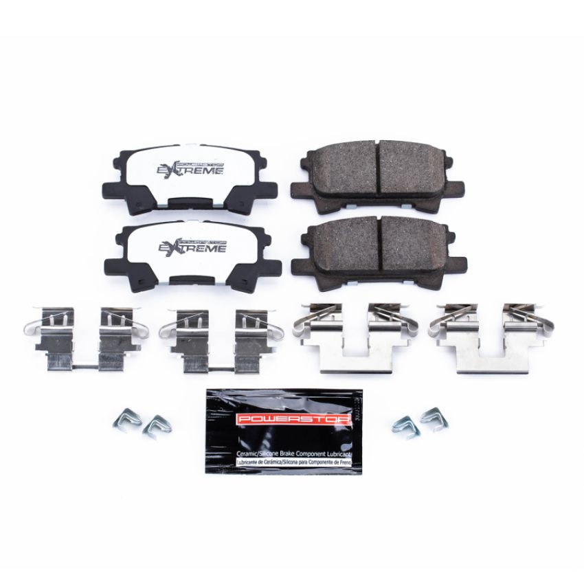 PowerStop Z36-996 PowerStop - Z36 Truck and SUV Carbon-Fiber Ceramic Brake Pads with Hardware Kit
