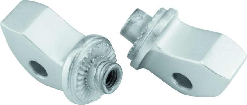 Kuryakyn 8900 Splined Front Peg Adapter 15-20 Scout Silver
