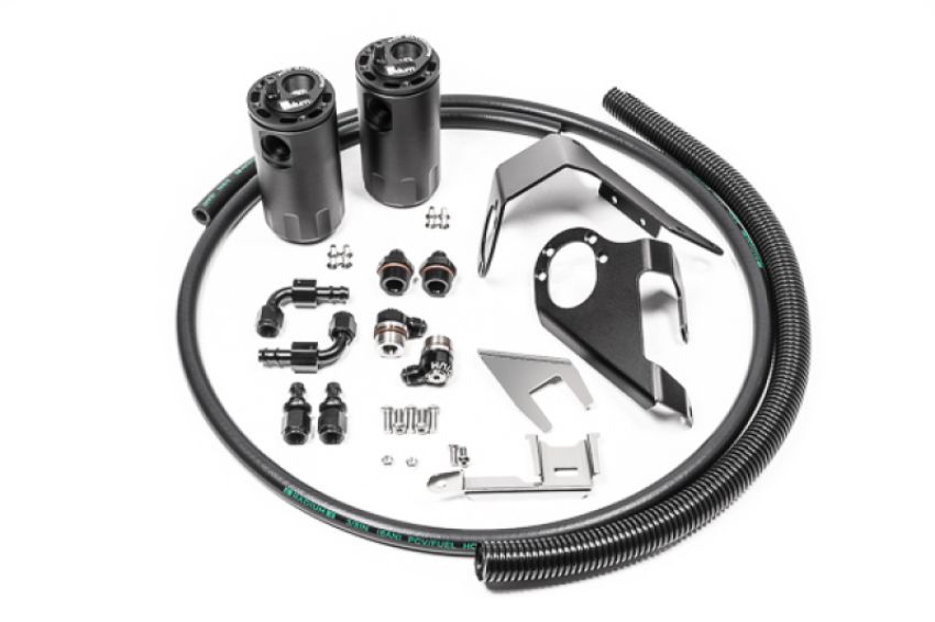 Radium Engineering 20-0525-FL DUAL CATCH CAN KIT, NISSAN 370Z, FLUID LOCK