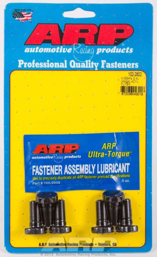 ARP ARP102-2802 Nissan Flywheel Bolt Kit 2.4L KA24 4-Cylinder