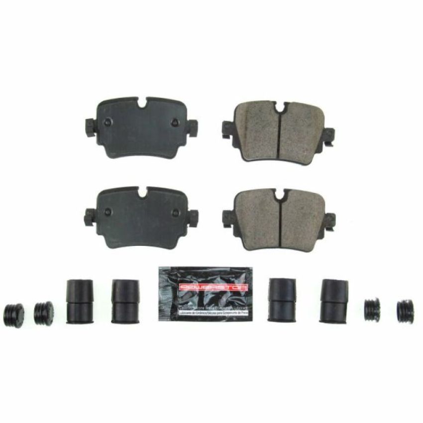 PowerStop Z23-1752 PowerStop - Z23 Daily Driver Carbon-Fiber Ceramic Brake Pads with Hardware Kit
