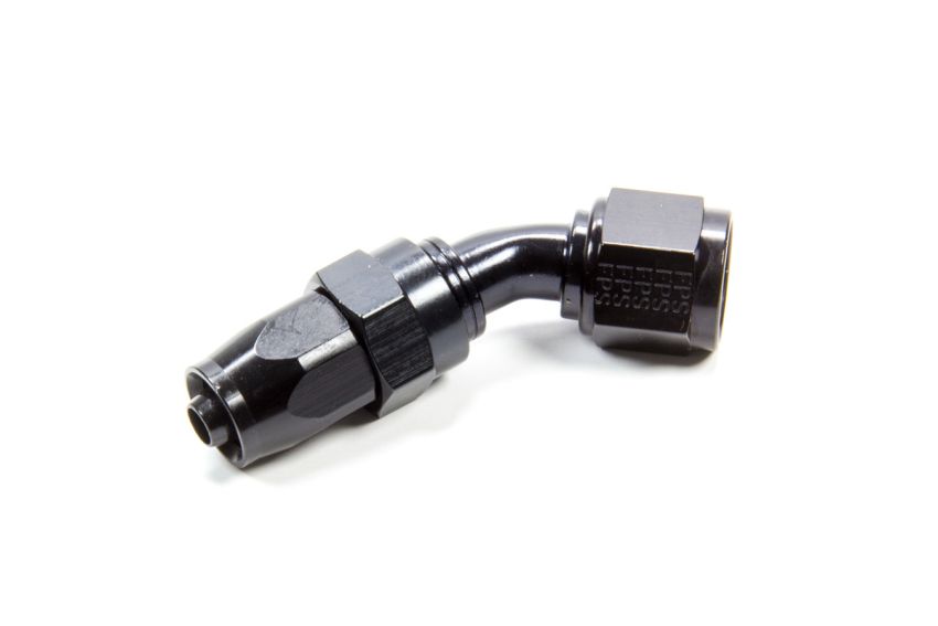FRAGOLA FRG224507-BL Hose Fitting #8 45 Deg. to #6 Hose Black
