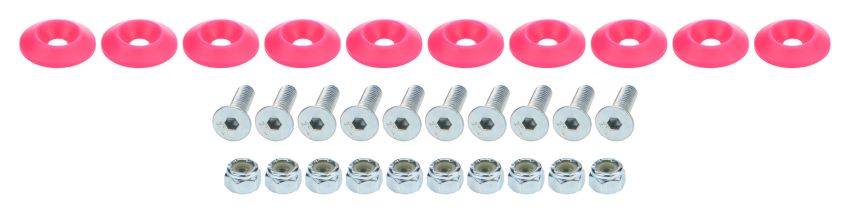 ALLSTAR PERFORMANCE ALL18686 Countersunk Bolt Kit Pink 10pk