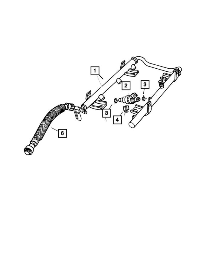 Mopar 4897125AA Fuel Injector O-Ring