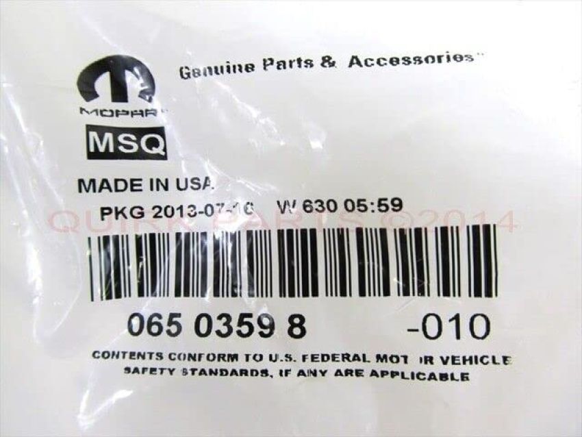 Chrysler, PUSH PIN, 6503598