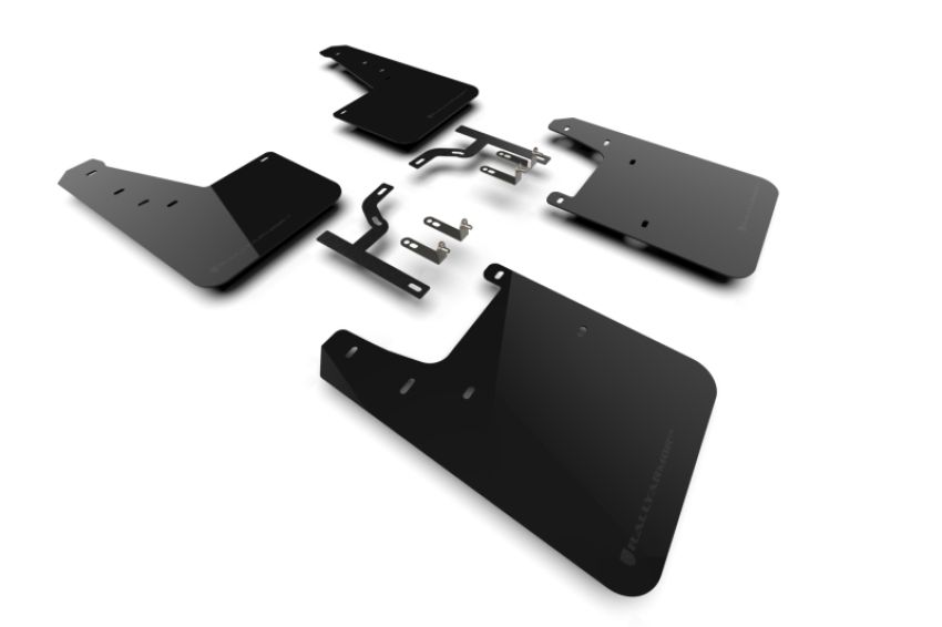 Rally Armor MF88-UR-BLK-MBK Black Mud Flap/Metallic Black Logo