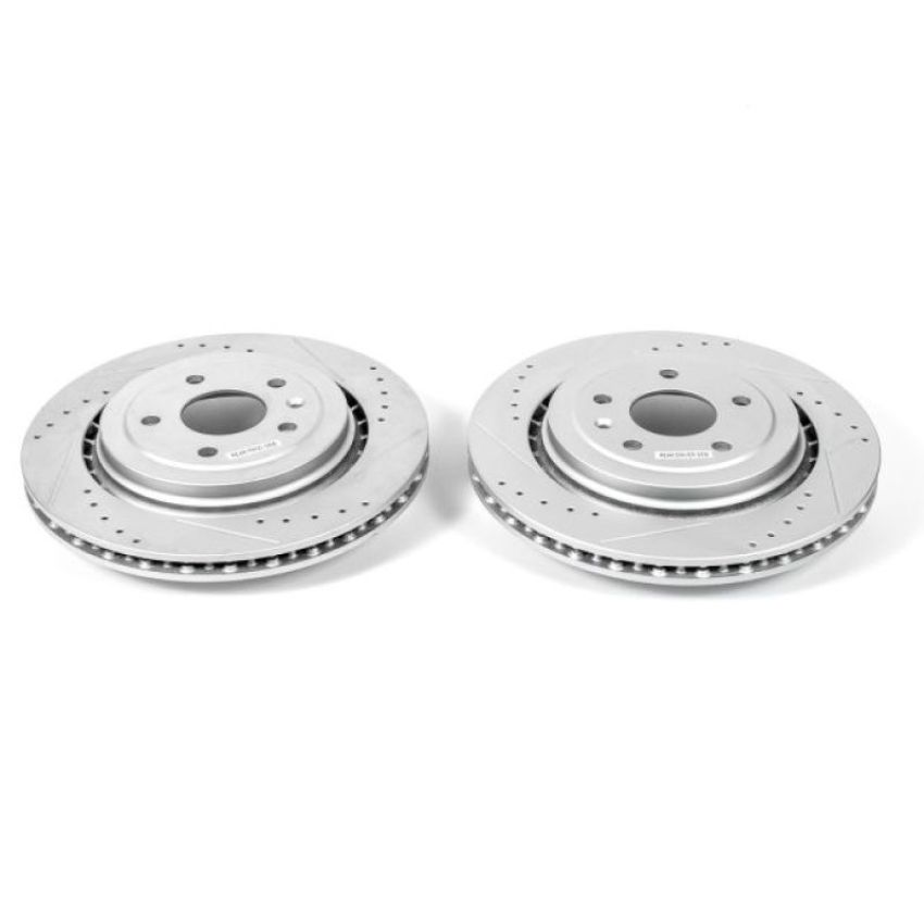 PowerStop AR82164XPR PowerStop Evolution Performance Drilled, Slotted & Plated Brake Rotor Pair