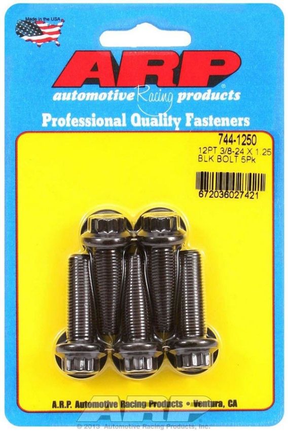 ARP ARP744-1250 Bolt Kit - 12pt. (5) 3/8-24 x 1.250